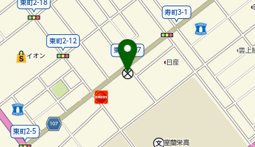 室蘭警察署東町交番の地図画像