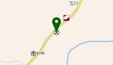 小国警察署南部駐在所の地図画像