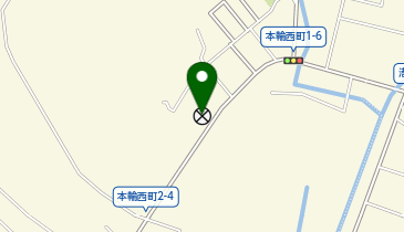 室蘭警察署本輪西交番の地図画像