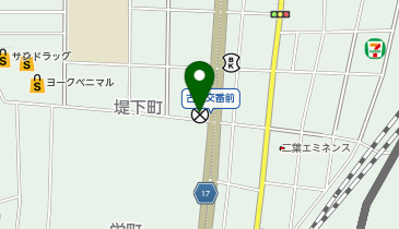 郡山警察署古舘交番の地図画像