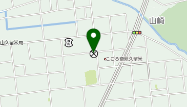 郡山警察署久留米交番の地図画像