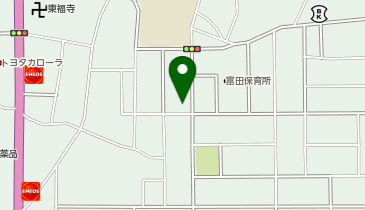 郡山北警察署富田交番の地図画像