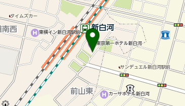 白河警察署新白河交番の地図画像