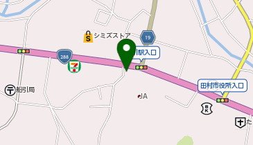 田村警察署船引幹部交番の地図画像