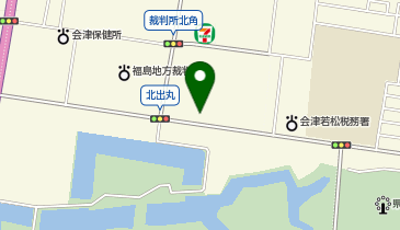 会津若松警察署城前交番の地図画像