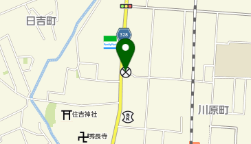 会津若松警察署城西交番の地図画像