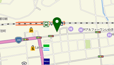 いわき中央警察署駅前交番の地図画像