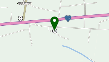 福島警察署岡山駐在所の地図画像