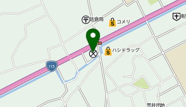 福島警察署佐倉駐在所の地図画像