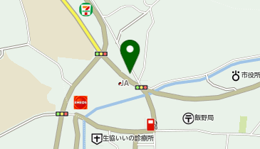 福島警察署飯野駐在所の地図画像