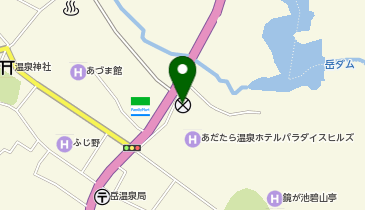 二本松警察署岳駐在所の地図画像