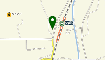 二本松警察署安達駐在所の地図画像