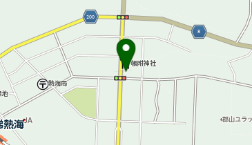 郡山北警察署熱海駐在所の地図画像