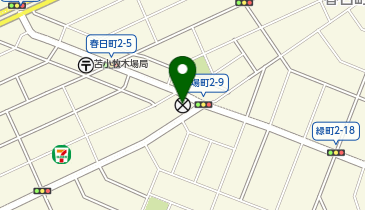 苫小牧警察署木場交番の地図画像