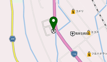 棚倉警察署塙駐在所の地図画像