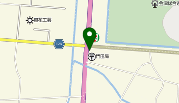 会津若松警察署門田駐在所の地図画像