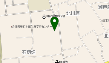 会津若松警察署会津本郷駐在所の地図画像