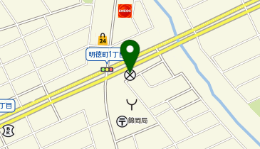 苫小牧警察署錦岡交番の地図画像