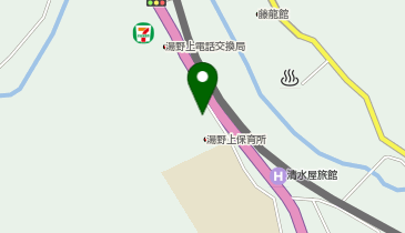 南会津警察署湯野上駐在所の地図画像