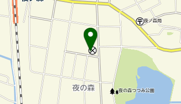 双葉警察署夜の森駐在所の地図画像