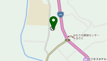 双葉警察署川内駐在所の地図画像