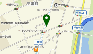 麹町警察署五味坂交番の地図画像