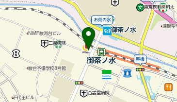神田警察署お茶の水交番の地図画像