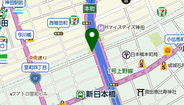 中央警察署本町交番の地図画像