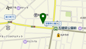 函館中央警察署本町交番の地図画像