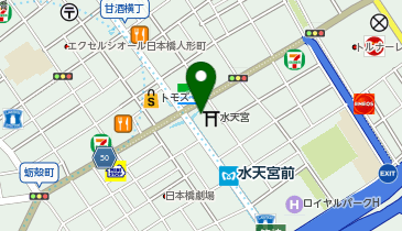 久松警察署水天宮前交番の地図画像