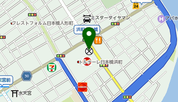 久松警察署浜町交番の地図画像