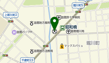 函館中央警察署新川交番の地図画像