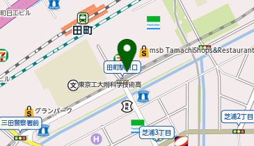 三田警察署田町駅東口交番の地図画像