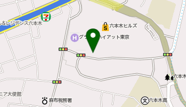 麻布警察署六本木六丁目交番の地図画像