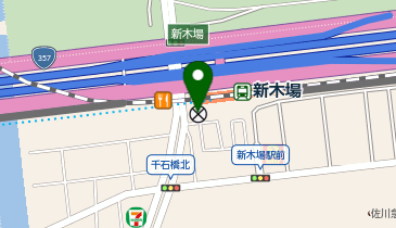 東京湾岸警察署新木場駅前交番の地図画像