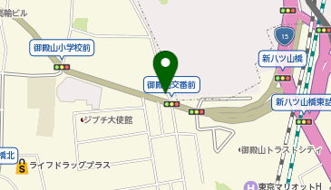 品川警察署御殿山交番の地図画像