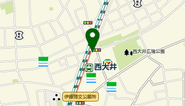 大井警察署西大井駅前交番の地図画像
