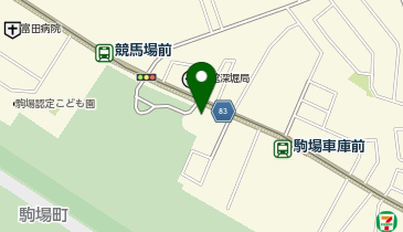 函館中央警察署駒場交番の地図画像