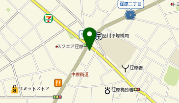 荏原警察署平塚橋交番の地図画像