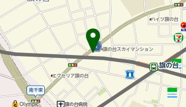 荏原警察署旗の台交番の地図画像
