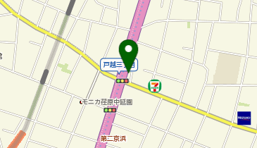 荏原警察署戸越交番の地図画像