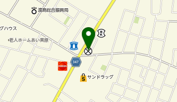 函館中央警察署美原交番の地図画像