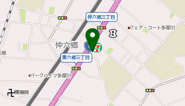 蒲田警察署東六郷交番の地図画像