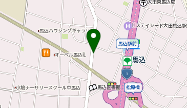 池上警察署三本松交番の地図画像