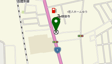 函館中央警察署桔梗交番の地図画像