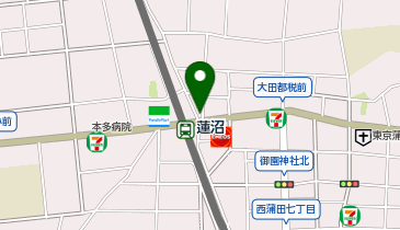 池上警察署蓮沼交番の地図画像