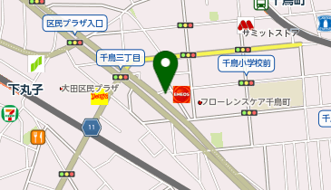 池上警察署千鳥交番の地図画像