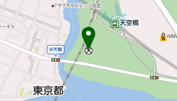 東京空港警察署弁天橋交番の地図画像