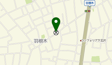 北沢警察署羽根木交番の地図画像