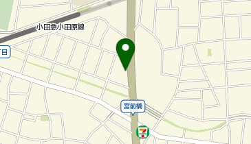 北沢警察署宮前橋交番の地図画像